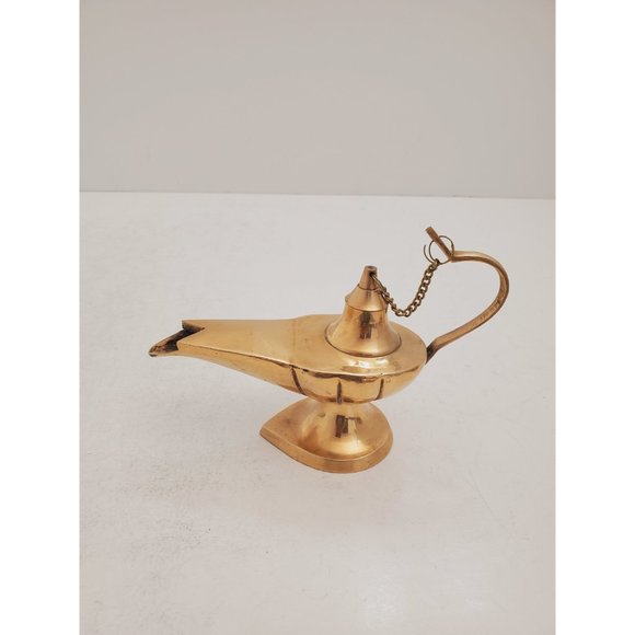 Vintage Brass Stick/Cone Incense Burner small burner with lid, made in i… - Picture 2 of 10
